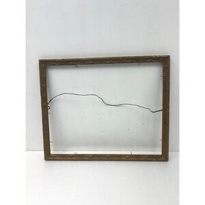Antique Gilt Gesso Picture Frame Ornate Floral Gold Wood Victorian Fits 16x20